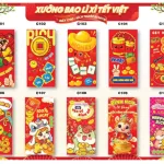 Combo 50 Bao Lì Xì Tết Bính Ngọ 2026 - Khách Chọn Tối Đa 5 mẫu