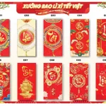 Combo 50 Bao Lì Xì Tết Bính Ngọ 2026 - Khách Chọn Tối Đa 5 mẫu