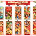 Combo 50 Bao Lì Xì Tết Bính Ngọ 2026 - Khách Chọn Tối Đa 5 mẫu