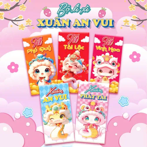 Phân phối combo 50 Bao Lì Xì Tết Ất Tỵ 2025