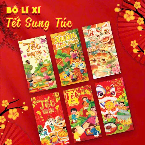 Phân phối combo 50 Bao Lì Xì Tết Ất Tỵ 2025