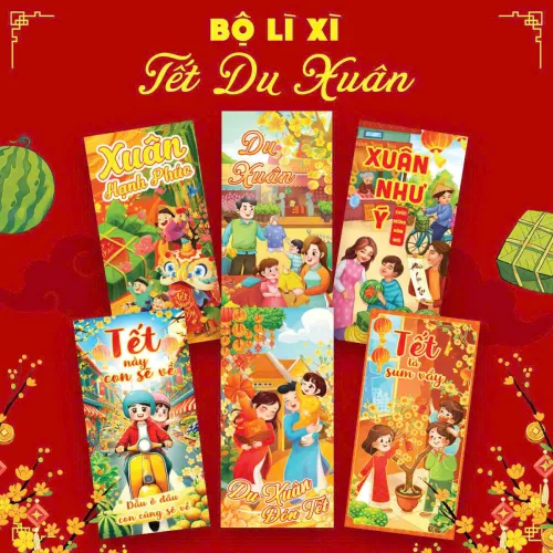 Phân phối combo 50 Bao Lì Xì Tết Ất Tỵ 2025