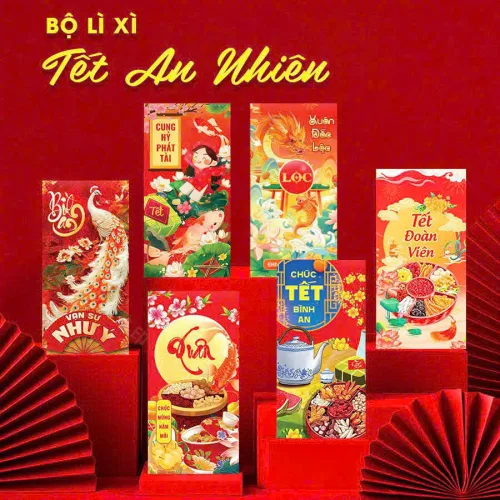 Phân phối combo 50 Bao Lì Xì Tết Ất Tỵ 2025