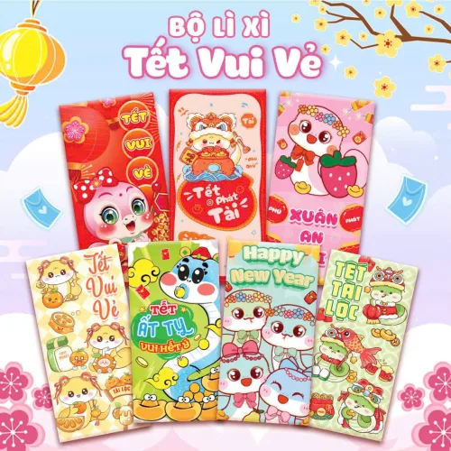 Phân phối combo 50 Bao Lì Xì Tết Ất Tỵ 2025