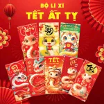 Phân phối combo 50 Bao Lì Xì Tết Ất Tỵ 2025