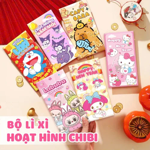 Phân phối combo 50 Bao Lì Xì Tết Ất Tỵ 2025