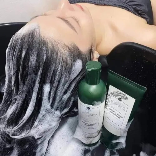 Đánh giá combo bộ dầu gội xả Weilaiya mọc tóc chiết xuất gừng xả