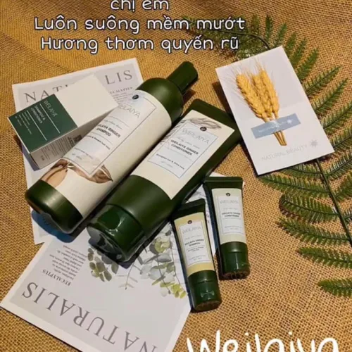 Đánh giá combo bộ dầu gội xả Weilaiya mọc tóc chiết xuất gừng xả