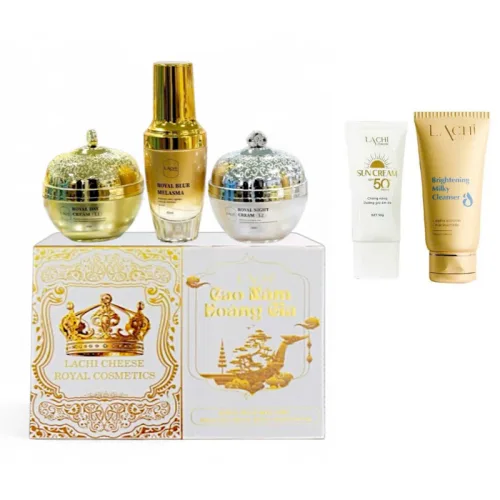 Hình ảnh Combo Cao Nám Hoàng Gia Lachi (Serum + Kem Face Ban Ngày + Kem Face Ban Đêm) Giúp Mờ Nám Trắng Da trong bộ sưu tập lachi cheese