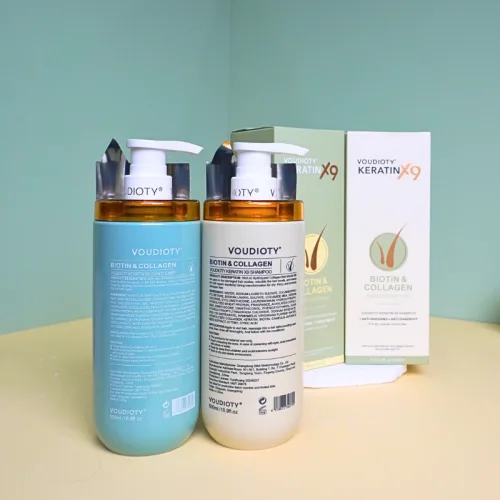 Bộ dầu gội và dầu xả Voudioty Keratin X9 Biotin Collagen 500ml