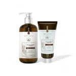 Bộ gội xả gừng Weilaiya Zingiber X2 Ginger Essence màu nâu