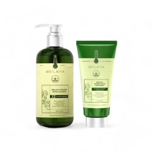 Khám phá Combo Dầu Gội Xả Gừng Weilaiya Màu Xanh Zingiber Detox X2 Ginger Essence Giúp Tóc Bóng Khỏe Giảm Gãy Rụng thuộc nhóm Vệ sinh, chăm sóc cá nhân