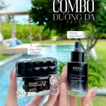 Bảng giá sỉ combo Dưỡng Da Face Cá Hồi DNA Pro V2 Lớn + Serum Bakuchiol Ampoule V2 Lớn Meea Orgin