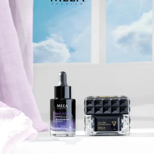 Bảng giá sỉ combo Dưỡng Da Face Cá Hồi DNA Pro V2 Lớn + Serum Bakuchiol Ampoule V2 Lớn Meea Orgin