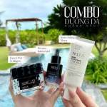 Phân phối combo Dưỡng Da Face Cá Hồi DNA Pro V2 + Serum Bakuchiol V2 + Kem Chống Nắng Meea Organic