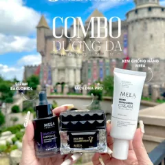 Combo Dưỡng Da Face Serum Chống Nắng Meea Organic