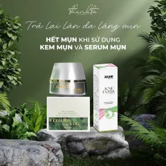 Combo Mụn Face Rau Má Centella Acne Jiuhe và Serum Mụn Acne Extra Jiuhe