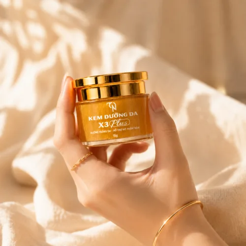 Combo Kem Dưỡng Da X3 Đông Anh - Kem Chống Nắng Sun Cream TN Đông Anh 30g + Serum Cấp Ẩm HA Collagen TN Đông Anh 15ml + Kem Face Nén Collagen X3 Plus Đông Anh 15g Phiên Bản Mới