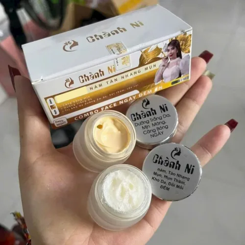 Combo kem dưỡng da mặt Chành Ni ngày và đêm 2 hũ x 10g
