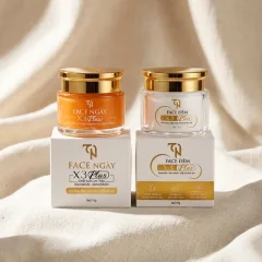 Combo Kem Face Ngày Đêm Collagen X3 TN Đông Trùng Hạ Thảo Mỹ Phẩm Đông Anh 15g