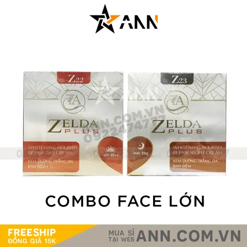 Kem Face Zelda Plus Dưỡng Trắng