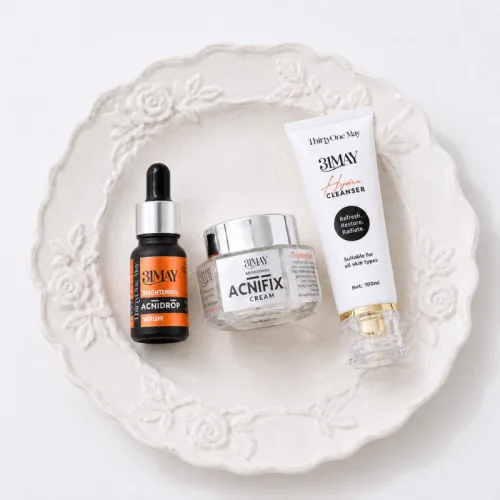 Combo Kem Face Mụn 31may Acnifix 15g + Serum Mụn 31may Acnidrop 10ml + Sữa Rửa Mặt 31may Hydra Cleanser 100ml - Mỹ Phẩm Thirty One May