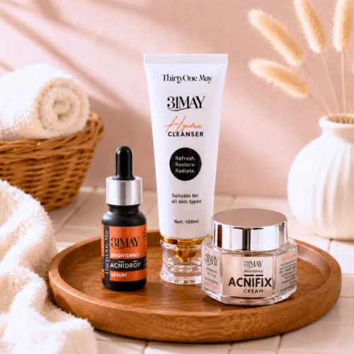 Combo Kem Face Mụn 31may Acnifix 15g + Serum Mụn 31may Acnidrop 10ml + Sữa Rửa Mặt 31may Hydra Cleanser 100ml - Mỹ Phẩm Thirty One May