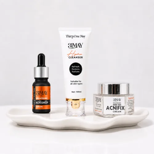 Combo Kem Face Mụn 31may Acnifix 15g + Serum Mụn 31may Acnidrop 10ml + Sữa Rửa Mặt 31may Hydra Cleanser 100ml - Mỹ Phẩm Thirty One May