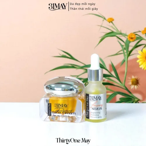 Combo Kem Nám 31may Acnifix 15g + Serum Cang Bóng 31may Acnidrop 10ml + Sữa Rửa Mặt 31may Hydra Cleanser 100ml - Mỹ Phẩm Thirty One May