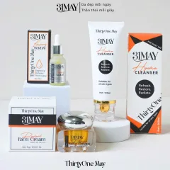 Combo Kem Nám 31may Acnifix 15g + Serum Cang Bóng 31may Acnidrop 10ml + Sữa Rửa Mặt 31may Hydra Cleanser 100ml - Mỹ Phẩm Thirty One May