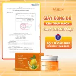MQ Skin Sâm Chanh Mật, bộ kem tẩy lông và kem thâm nách 50g & 10g