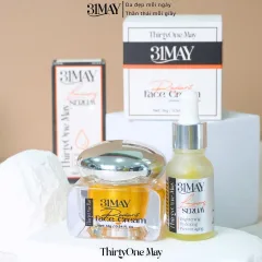 Combo Serum 31May Luminous 15ml &amp; Kem Face Nám 31May Radiant 16g - Mỹ Phẩm Thirty One May