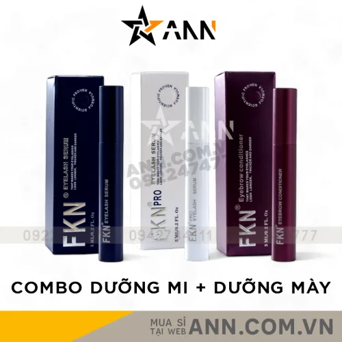 Combo Serum Dưỡng Mi Ngày Đêm Và Serum Dưỡng Mày FKN Pro 5ml