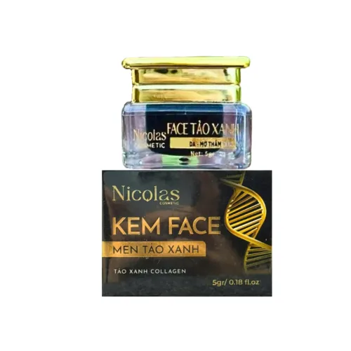 Khám phá Kem Face Tái Sinh Nicolas - Kem Face Men Tảo Xanh Collagen 5g thuộc nhóm mỹ phẩm thanh nhi