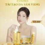 Combo Serum 80ml và Bột Rửa Mặt Sâm Vàng MQ Skin