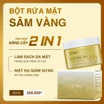 Combo Serum 80ml và Bột Rửa Mặt Sâm Vàng MQ Skin
