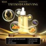 Combo Serum 80ml và Bột Rửa Mặt Sâm Vàng MQ Skin