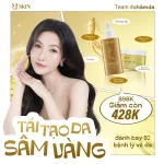 Combo Serum 80ml và Bột Rửa Mặt Sâm Vàng MQ Skin