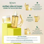 Combo Serum 80ml và Bột Rửa Mặt Sâm Vàng MQ Skin