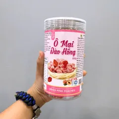 Ô Mai Đào Hồng Thơm Ngon 500g Hộp