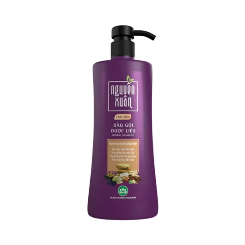 Dầu Gội Dược Liệu Nguyên Xuân Chắc Khỏe Cho Tóc Yếu 450ml - Màu Tím phù hợp để tham khảo khi chọn mỹ phẩm nguyên xuân