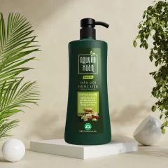 Dầu Gội Dược Liệu Nguyên Xuân Cho Tóc Hư Tổn 450ml - Xanh Lá Đậm