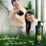 Dầu Gội Dược Liệu Nguyên Xuân Cho Tóc Hư Tổn 450ml - Xanh Lá Đậm