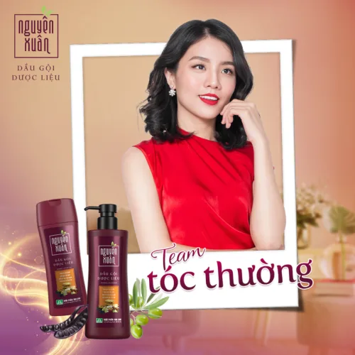 Phân phối dầu Gội Dược Liệu Nguyên Xuân Cho Tóc Thường 250ml - Màu Đỏ