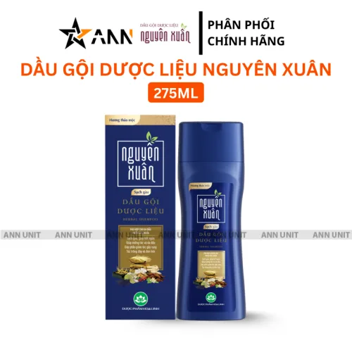 Dầu Gội Dược Liệu Nguyên Xuân Sạch Gàu 275ml - Màu Xanh Dương Đậm