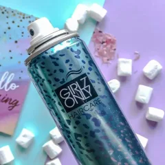 Dầu Gội Khô Girlz Only Màu Xanh 200ml - Dầu Gội Khô Hương Trái Cây