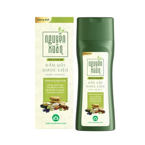 Hình ảnh Dầu Gội Nguyên Xuân Dược Liệu Dưỡng Tóc Hương Bưởi 250ml - Xanh Lá Nhạt trong bộ sưu tập mỹ phẩm nguyên xuân