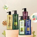 Dầu Gội Nguyên Xuân Dược Liệu Dưỡng Tóc Hương Bưởi 520g - Xanh Lá Nhạt