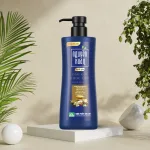 Dầu gội dược liệu Nguyên Xuân sạch gàu xanh dương đậm, chai 450ml