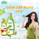 Dầu gội Ôliv Ôliu 650ml kèm dầu tắm Oliu 3X dưỡng ẩm